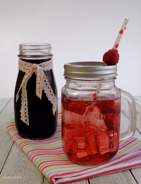 Himbeersirup selbst gemacht
