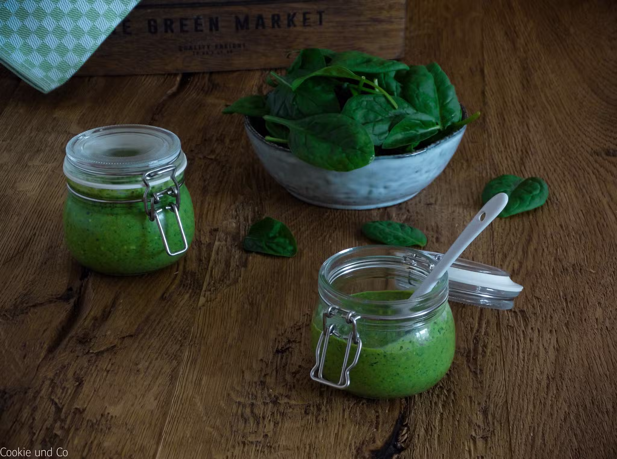 Spinat-Feta-Pesto: schnell und lecker