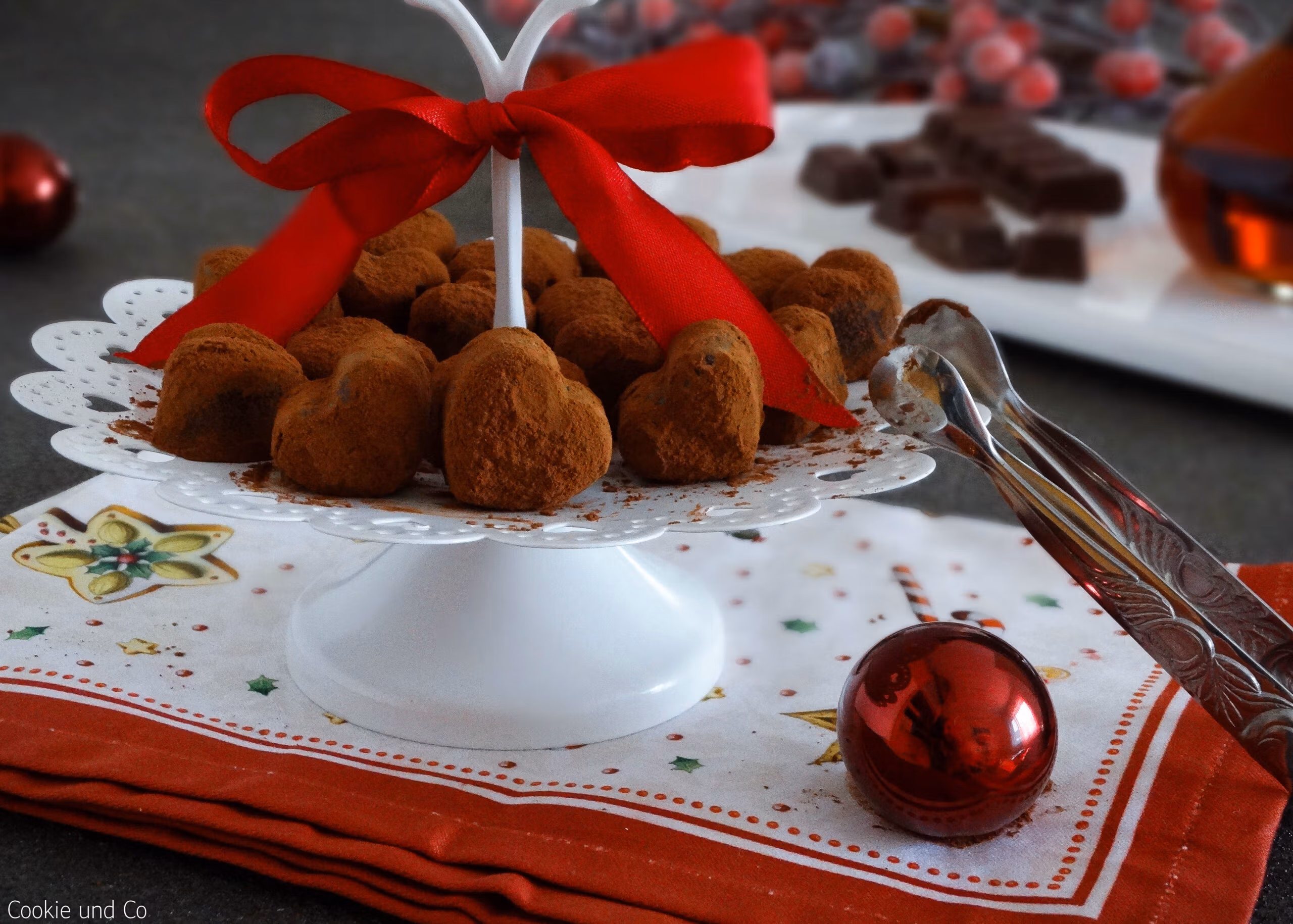 Einfaches Rezept für Amaretto-Trüffel