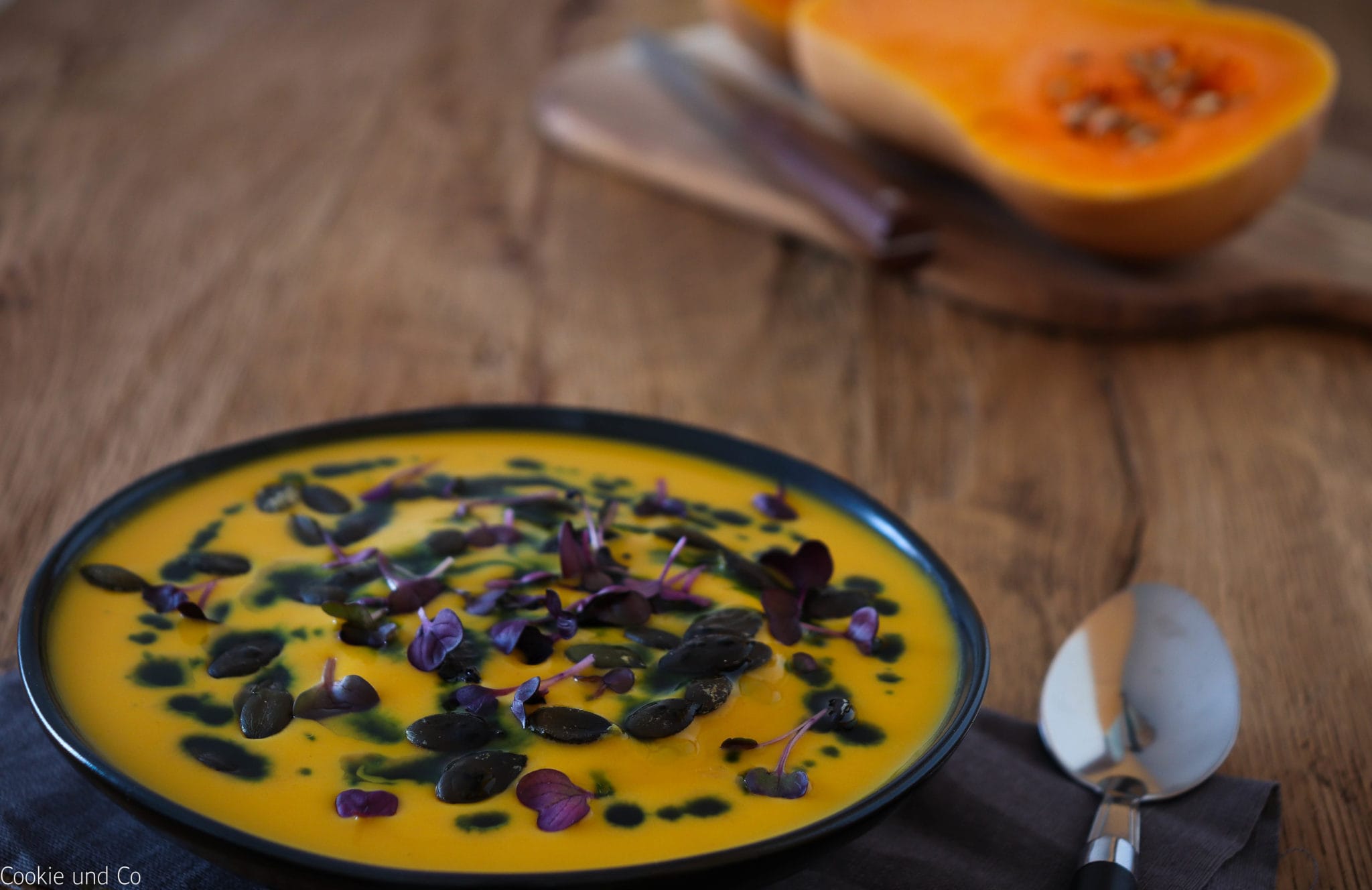 Wärmende Kürbissuppe - aromatisch und würzig