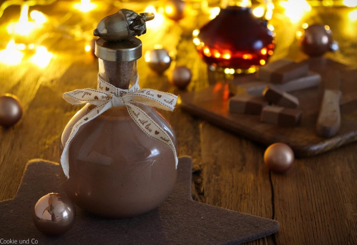 Selbst gemachter Lebkuchenlikör.