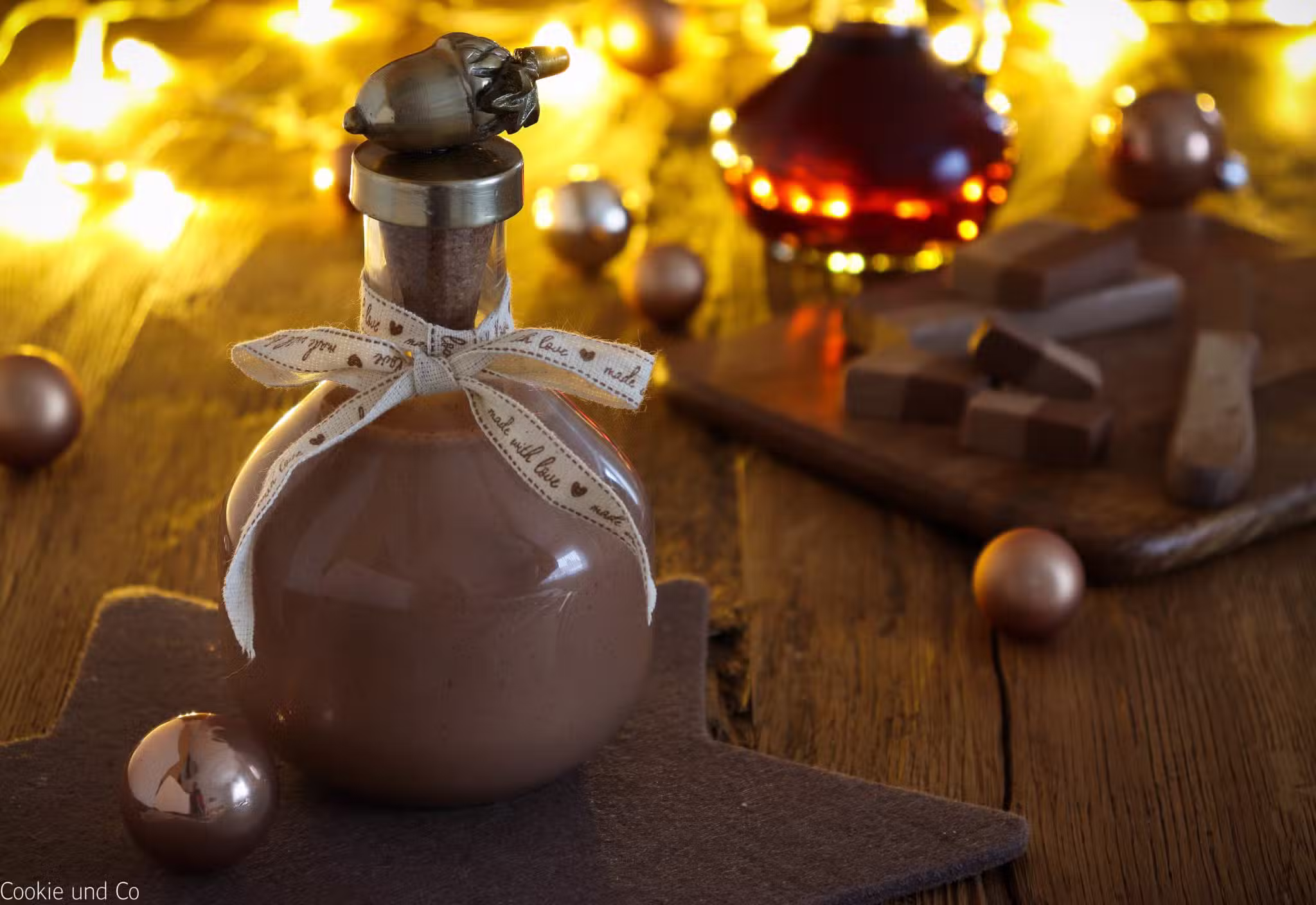 Selbst gemachter Lebkuchenlikör.
