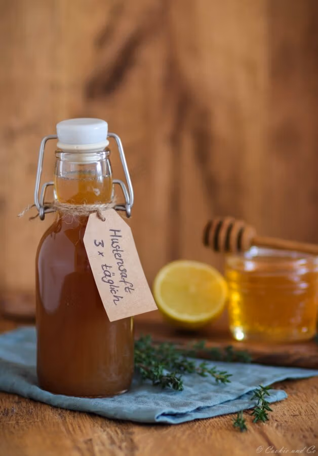 Hustensaft mit Thymian und Honig