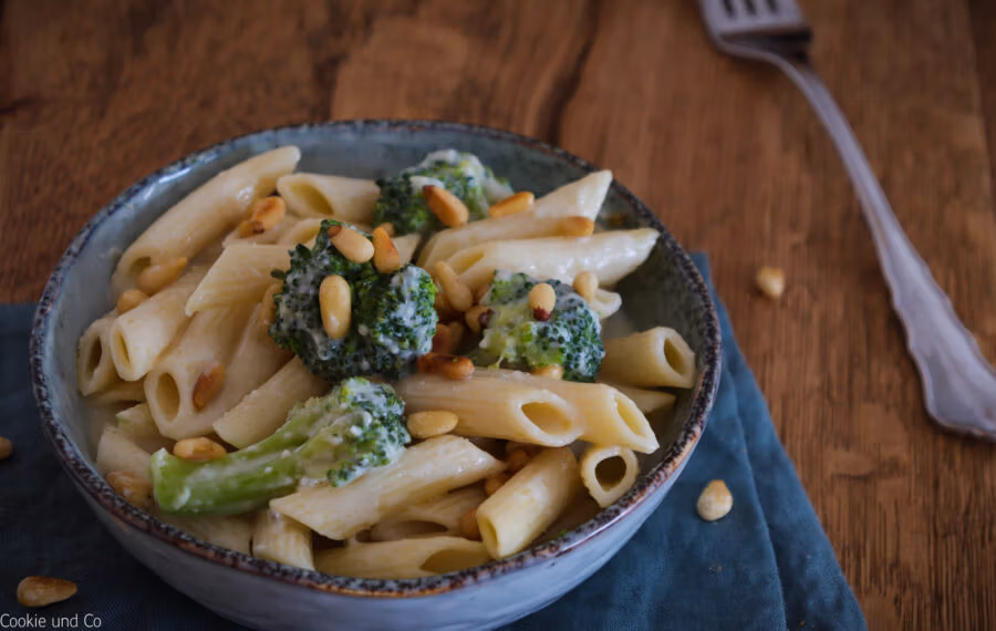 Penne mit Gorgonzola-Broccoli-Soße