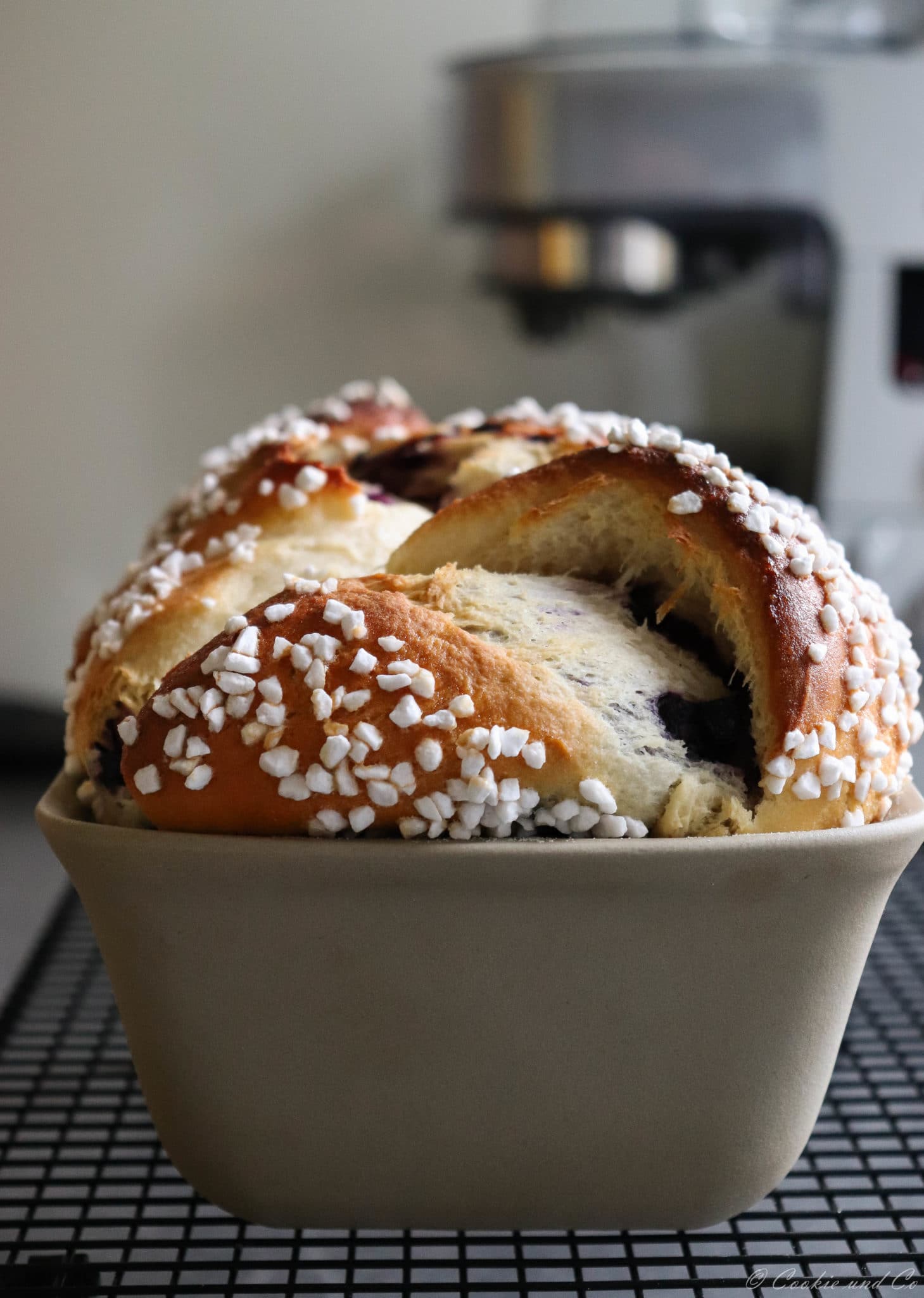 Heidelbeerbrot mit Skyr