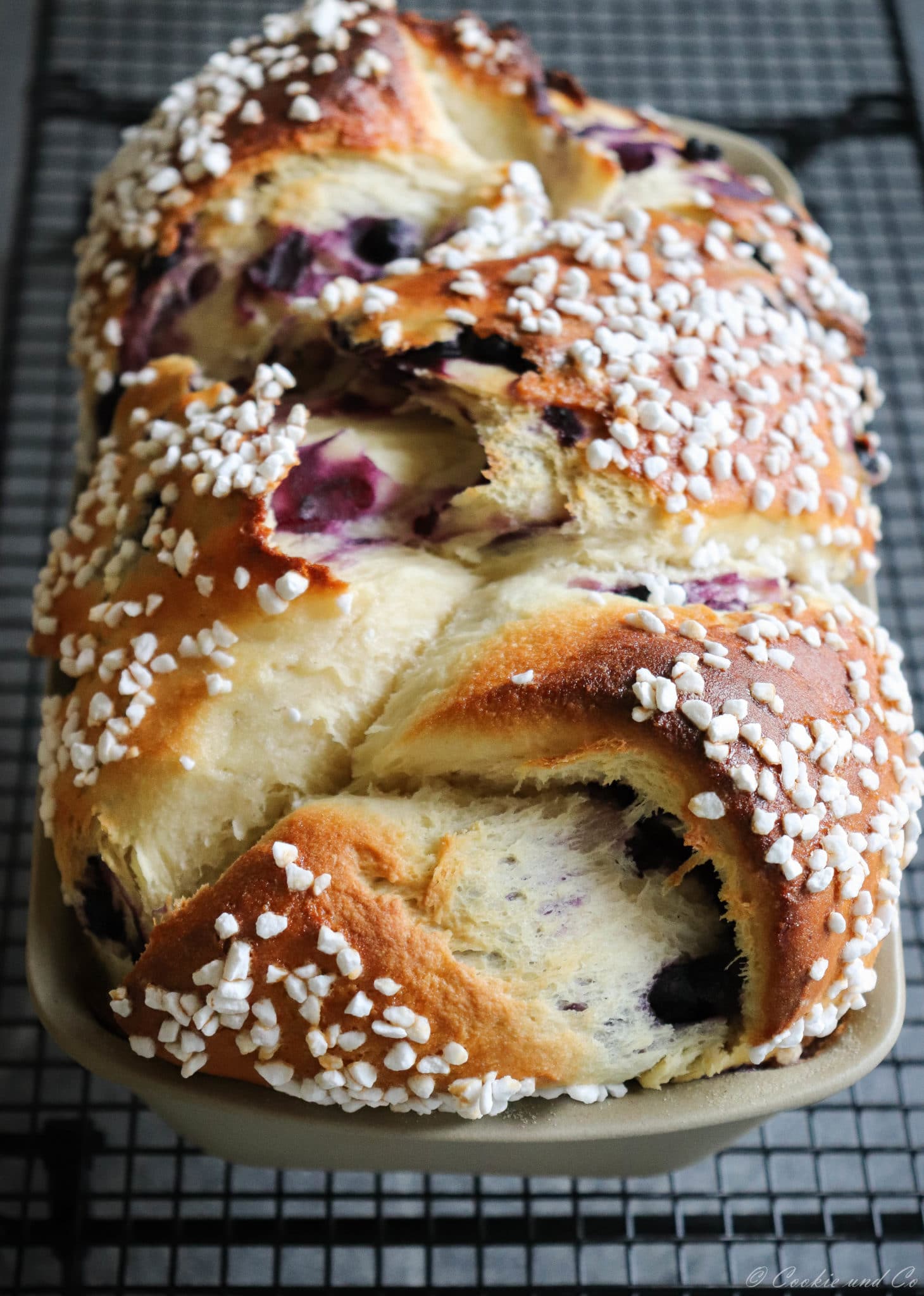 Heidelbeerbrot mit Skyr