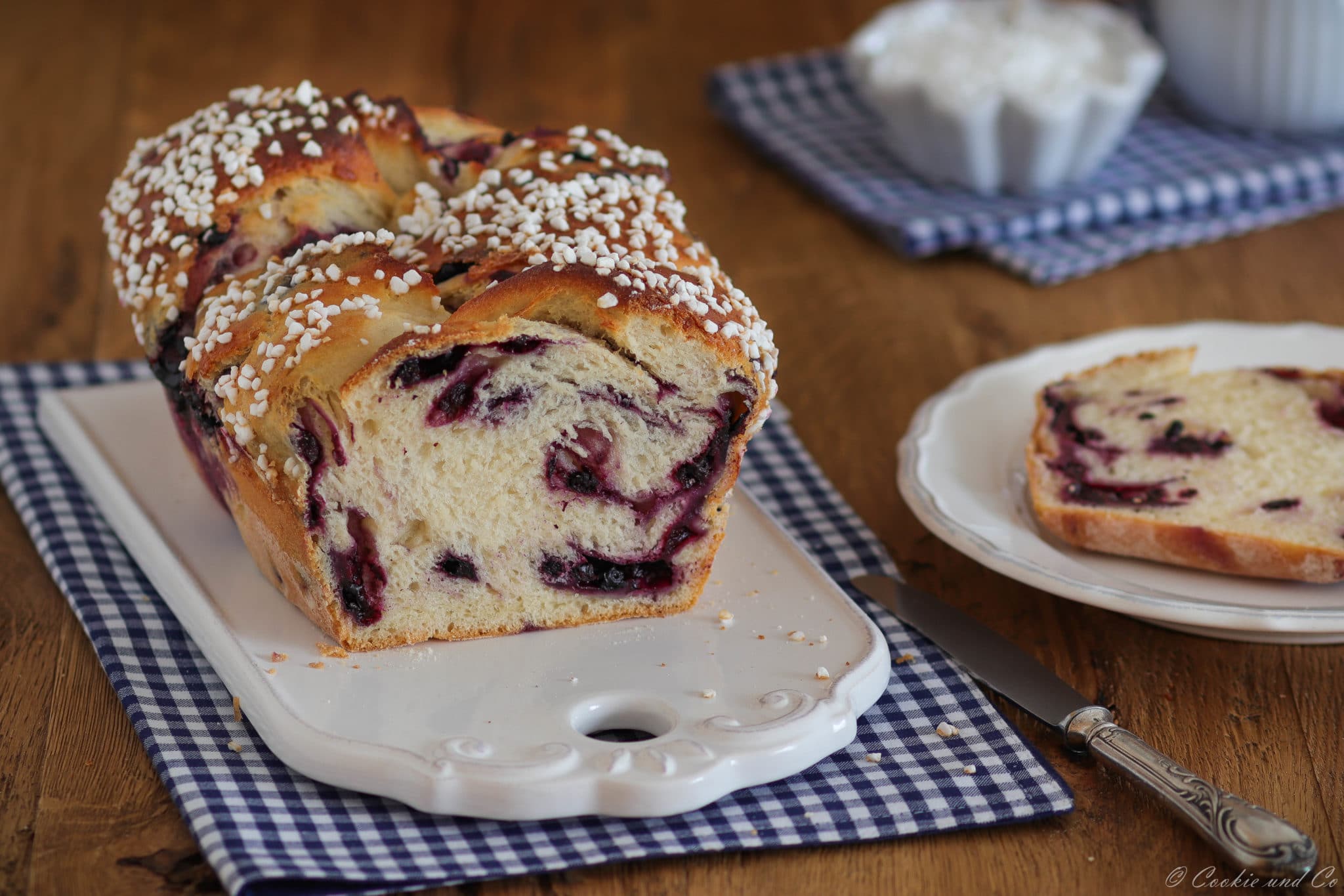 Heidelbeerbrot mit Skyr