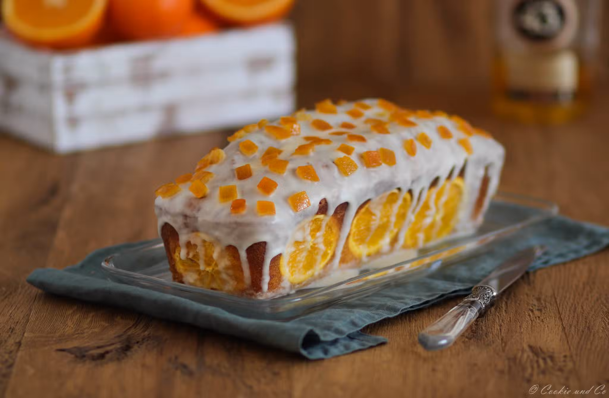 Orangen-Vanille-Kuchen mit Licor 43