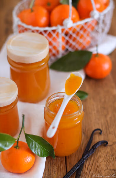 Mandarinen-Vanille-Konfitüre