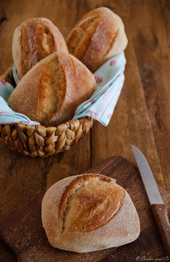 Brötchen mit Hefewasser, ohne Hefe