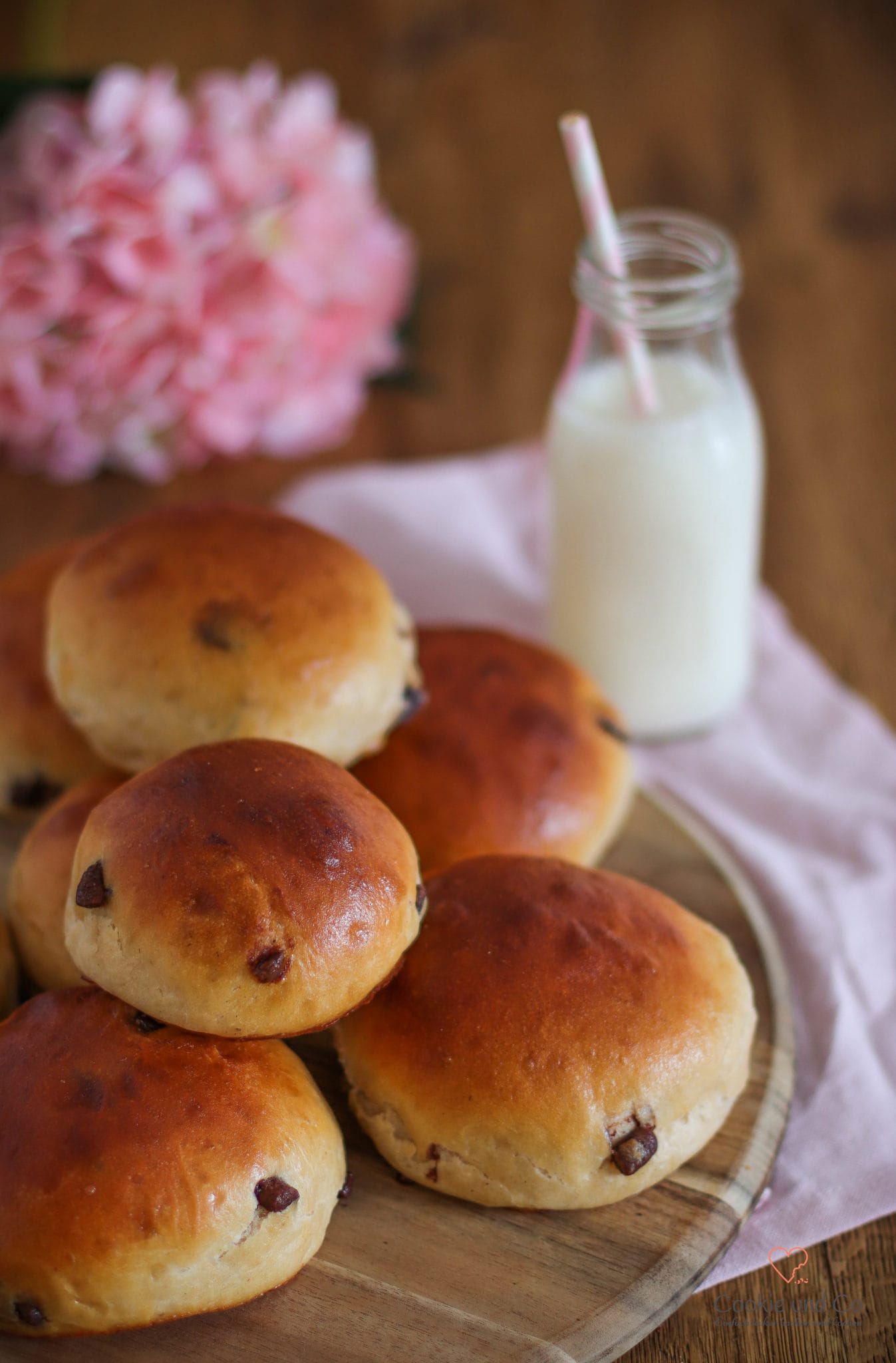 Fluffige Schokobrötchen selber machen