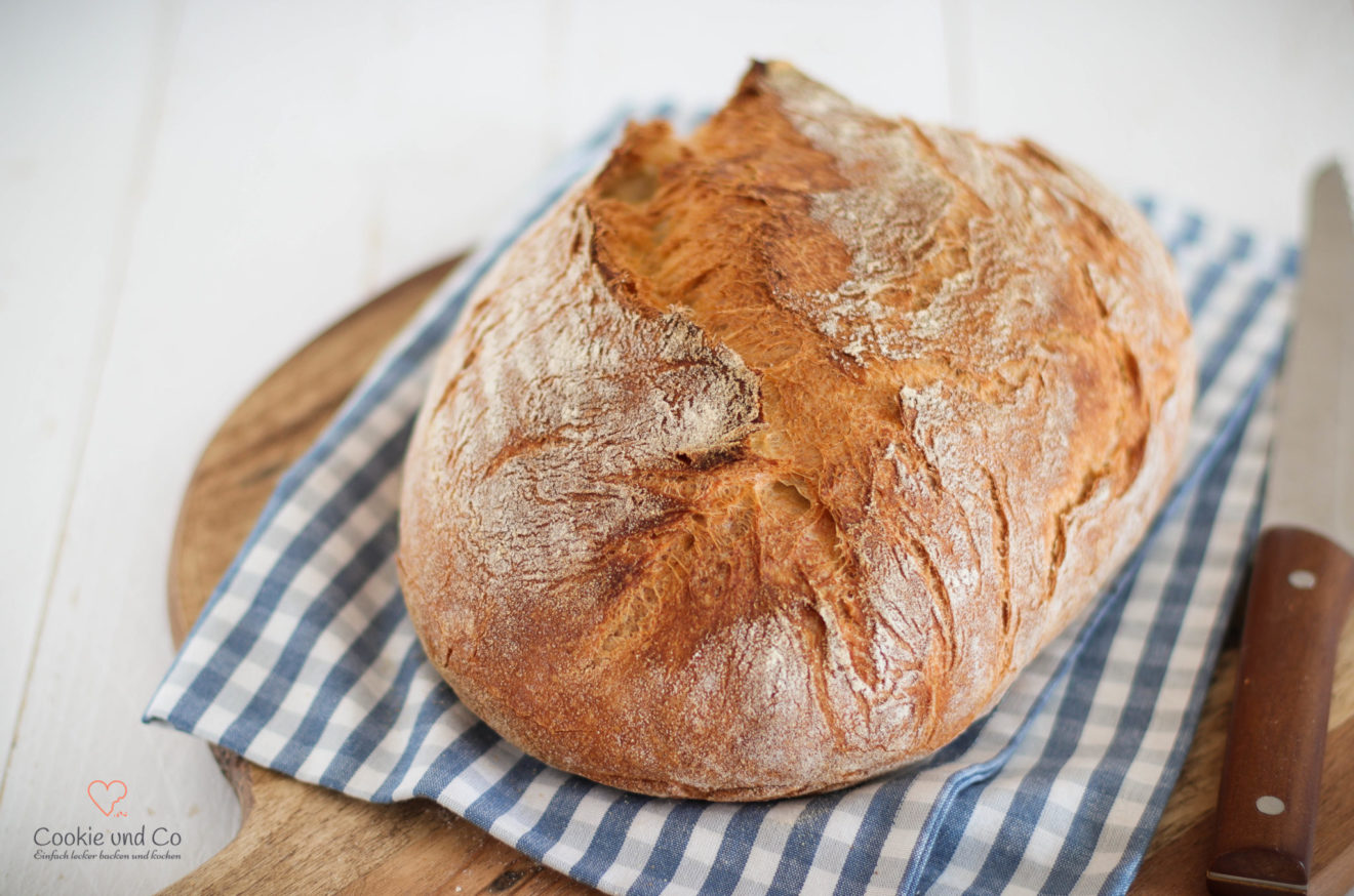 Knuspriges Weißbrot aus Gelbweizen