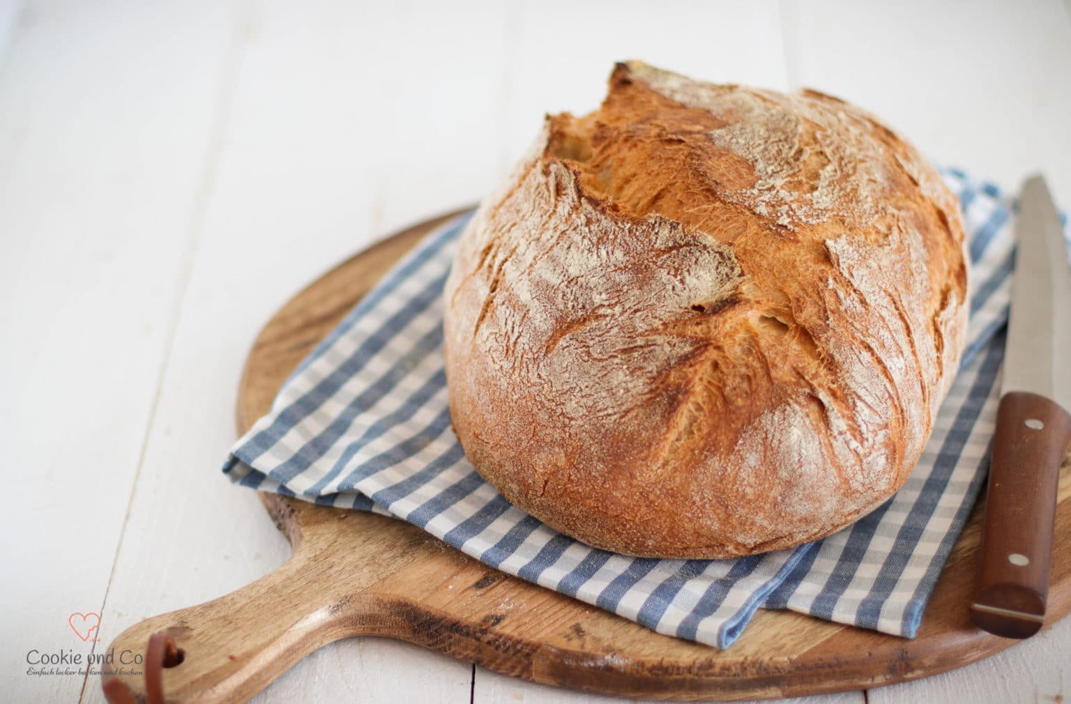 Knuspriges Weißbrot aus Gelbweizen