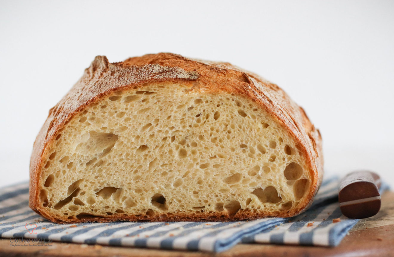 Knuspriges Weißbrot aus Gelbweizen