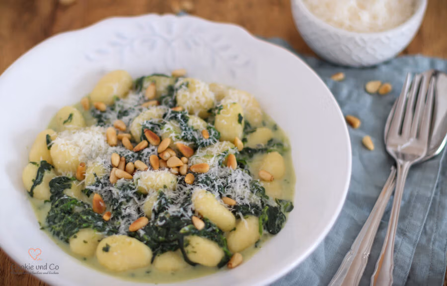 Spinat-Gorgonzola-Soße