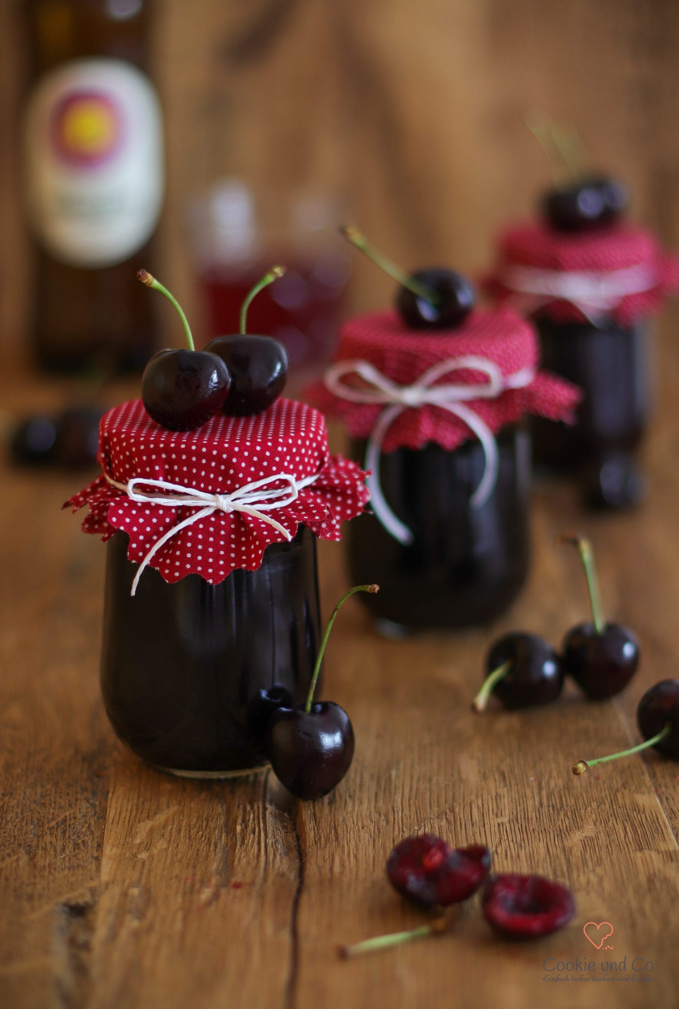 Kirsch-Kombucha-Konfitüre: fruchtig & lecker