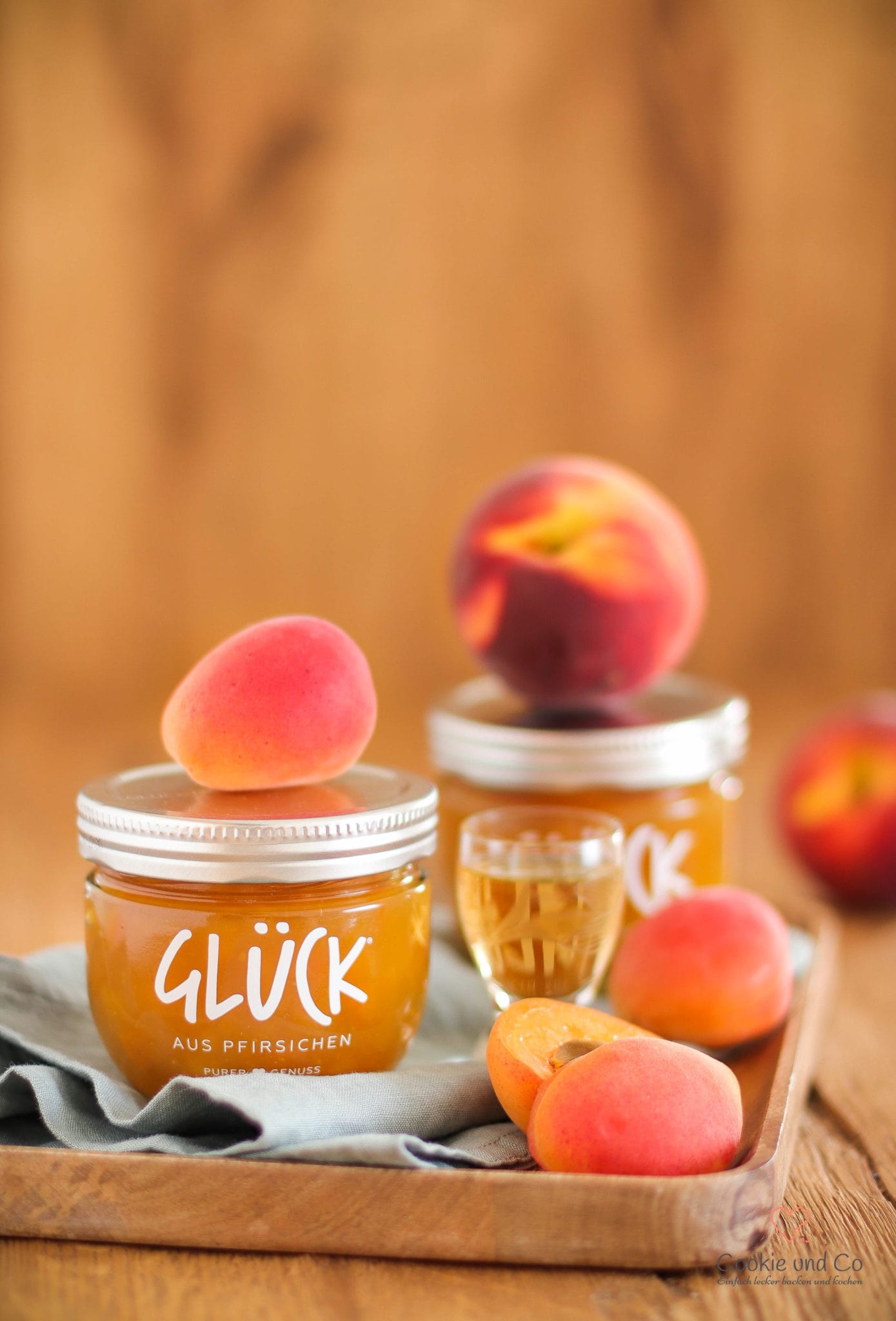 Pfirsich-Aprikosen-Konfitüre selber machen