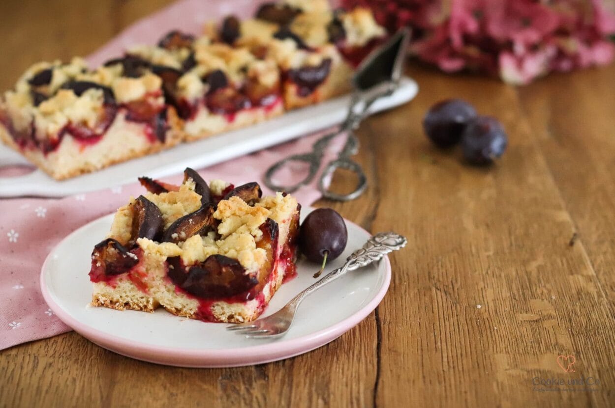 Zwetschgenkuchen mit Streusel