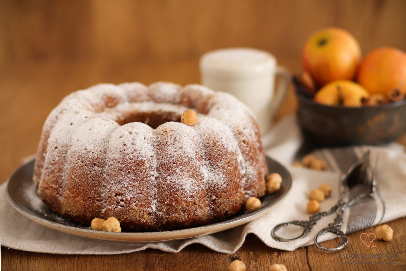 Saftiger Apfelkuchen aus Dinkelmehl