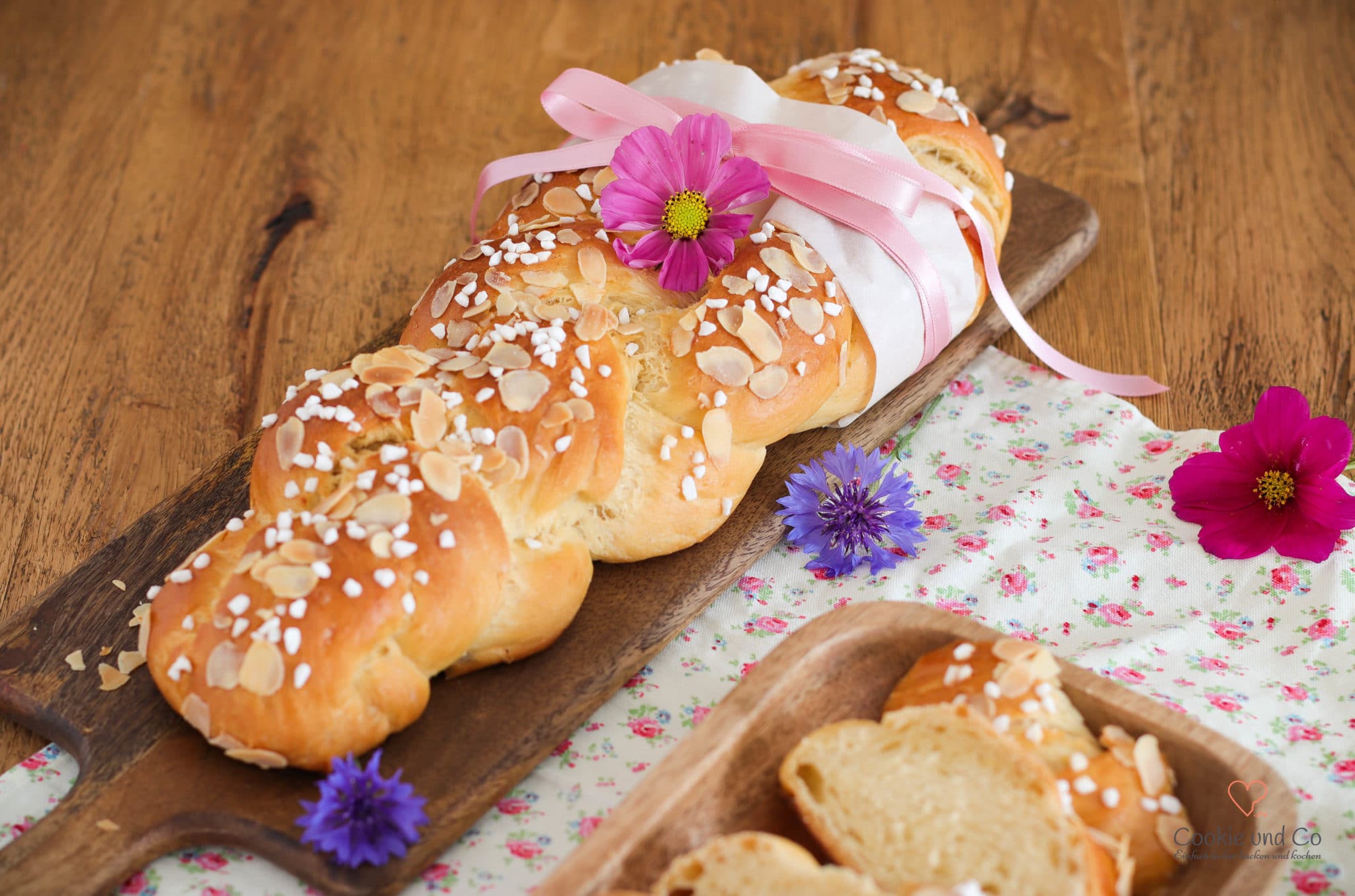 Fluffiger Hefezopf selbst gemacht