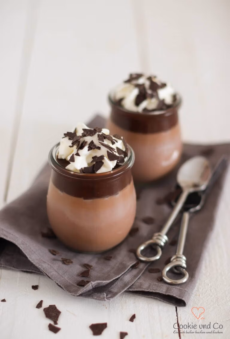 Nougat-Sahne-Pudding