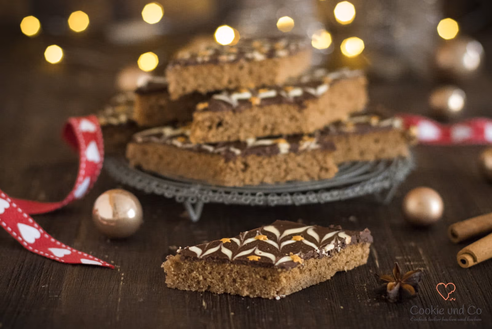 Honigkuchen – Lebkuchen vom Blech
