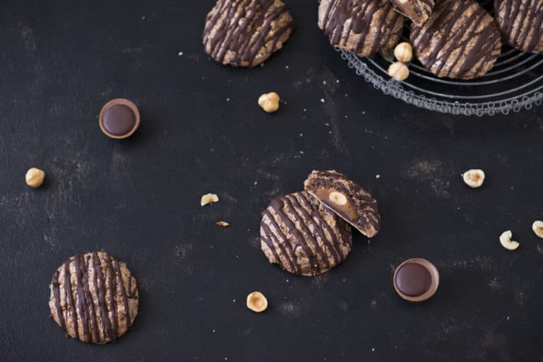 Schoko-Nuss-Makronen mit Toffifees