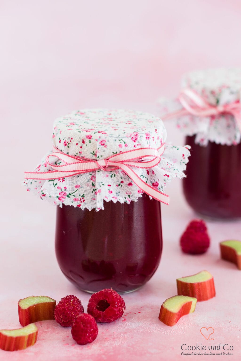 Rhabarber-Himbeer-Konfitüre (ohne Kerne)