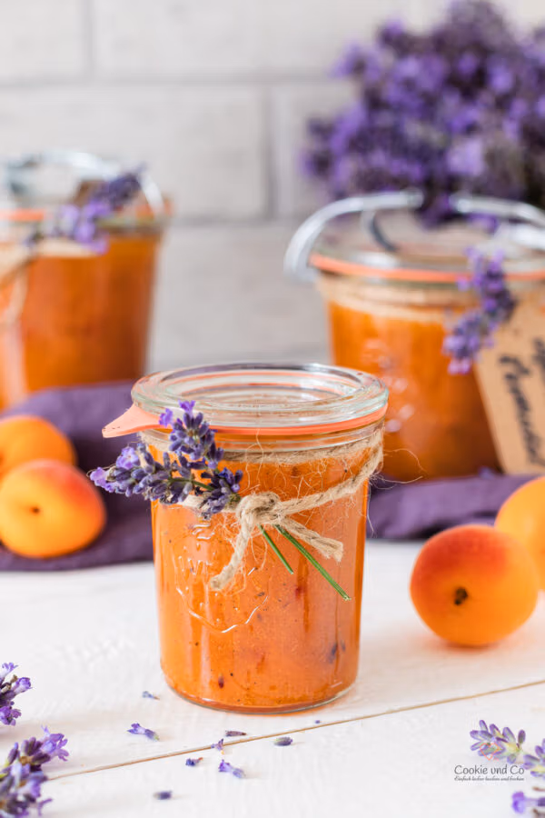 Provenzalische Aprikosen-Konfitüre (mit Lavendel)