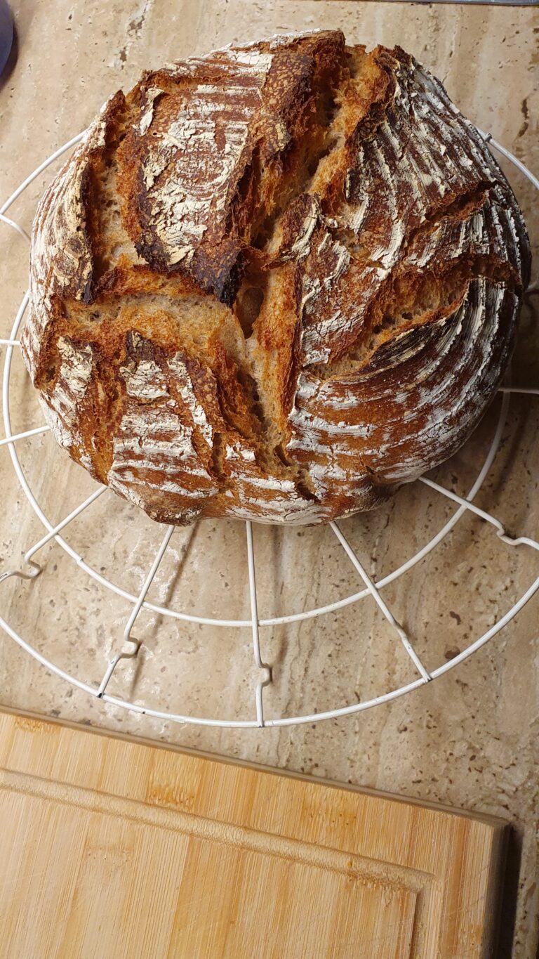 Einfaches Mischbrot Mit Sauerteig