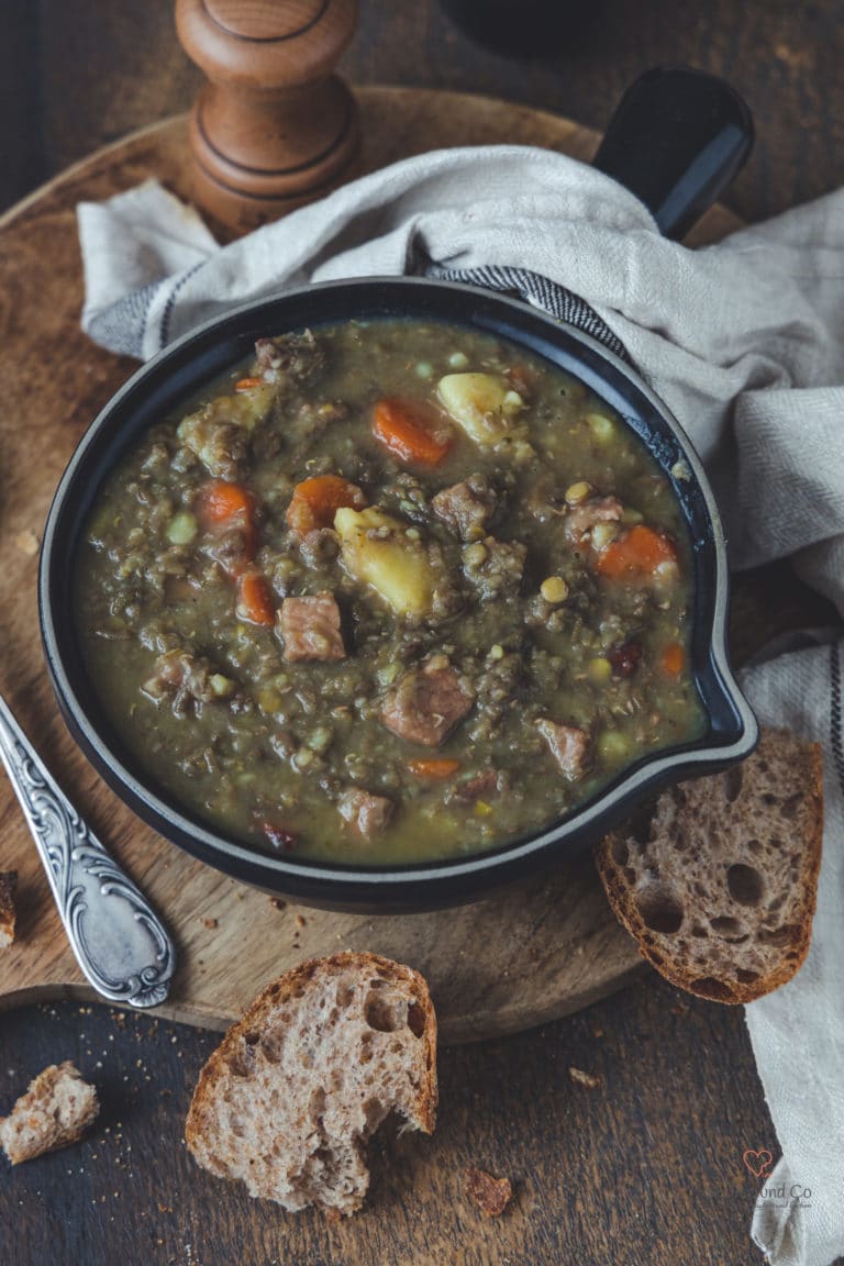 Linsensuppe wie von Oma - Linseneintopf