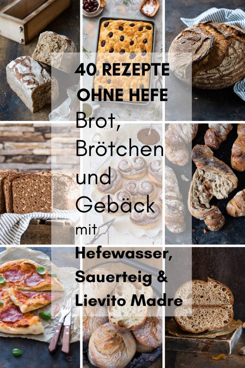 Brot und Brötchen ohne Hefe Backen mit Hefewasser, Sauerteig und Lievito Madre Cookie und Co Brot und Brötchen ohne Hefe Backen mit Hefewasser, Sauerteig und Lievito Madre Cookie und Co