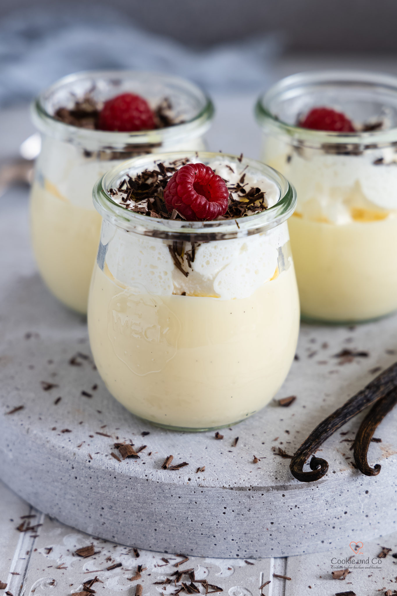 Eierlikor Dessert Mit Weisser Schokolade Cookie Und Co