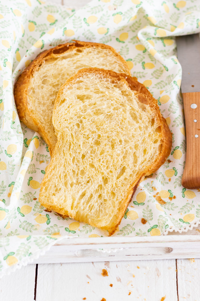 Olivenöl Brioche mit wenig Hefe und Lievito Madre