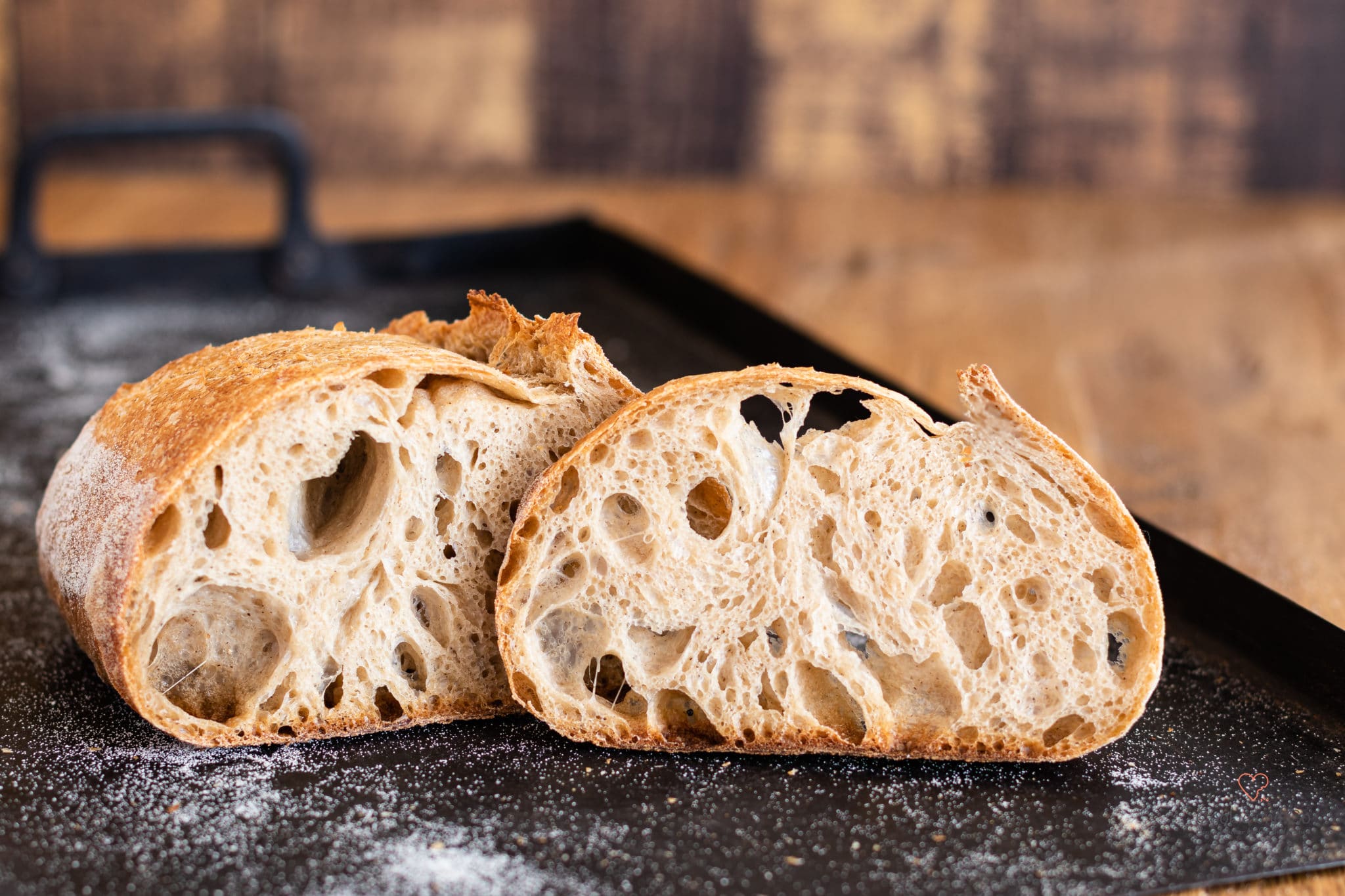 Batard - Französisches Brot mit langer kalter Gare und Sauerteig.