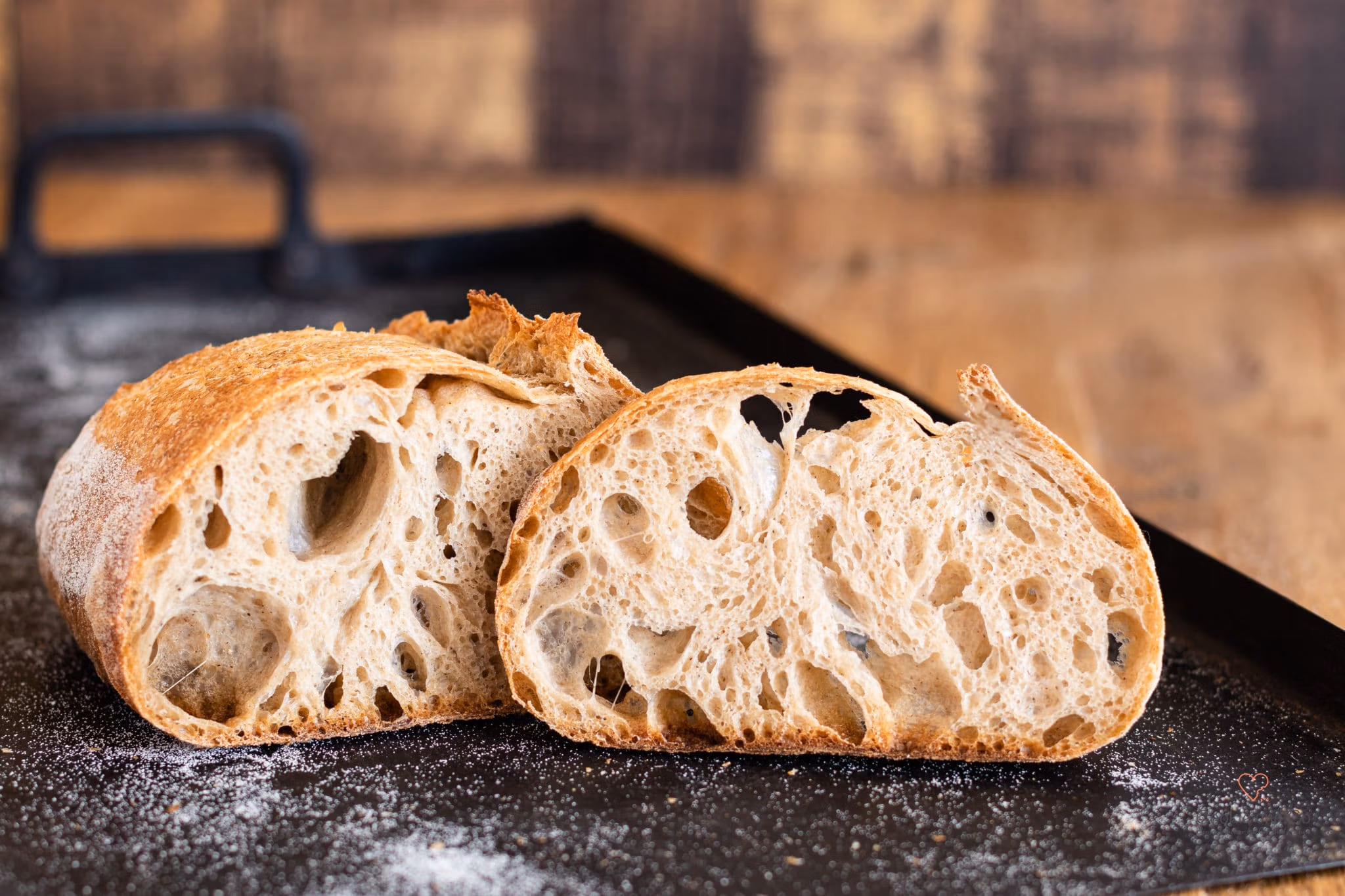Batard - Französisches Brot mit langer kalter Gare und Sauerteig.