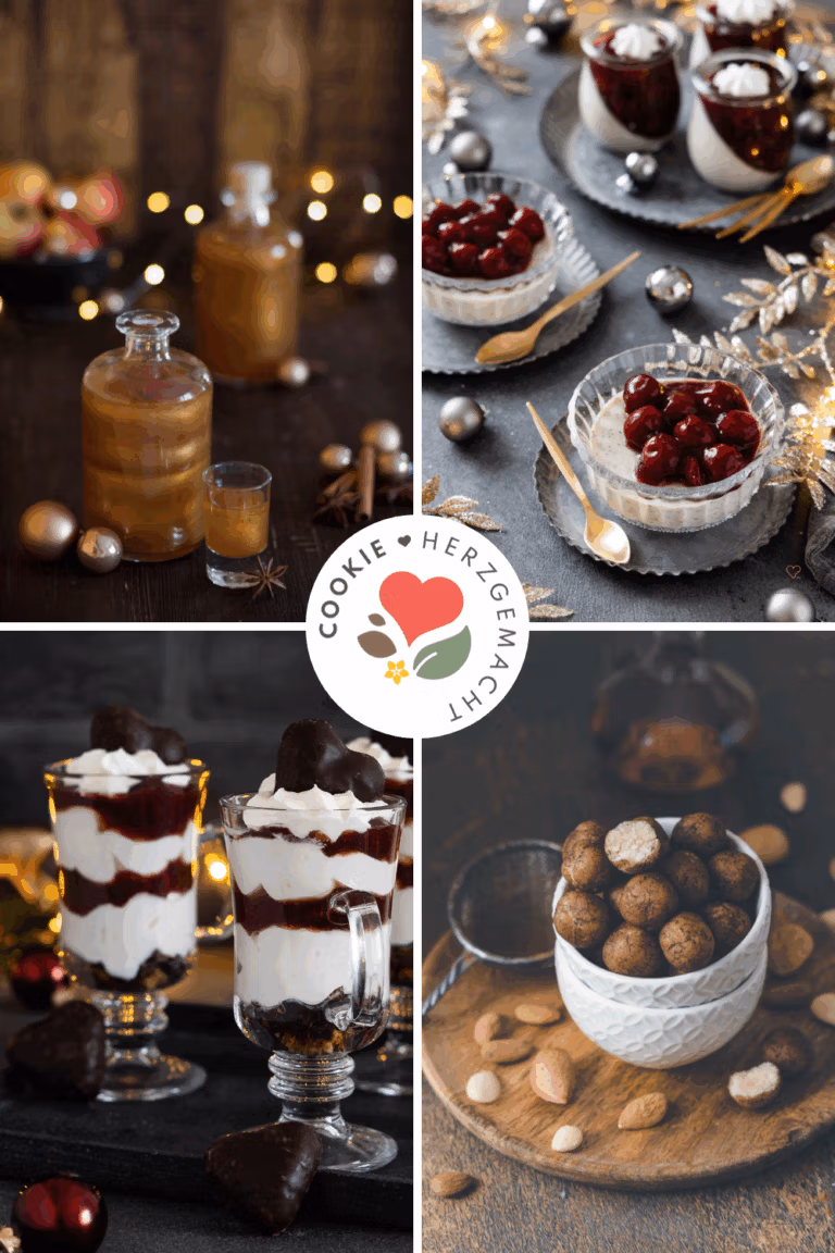 Weihnachts-Desserts und Geschenke aus der Küche
