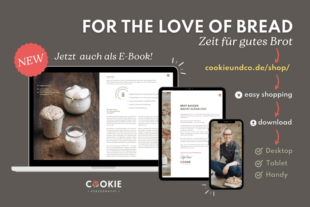 E-Book For the love of bread, die digitale Version des beliebten Brotbackbuchs.