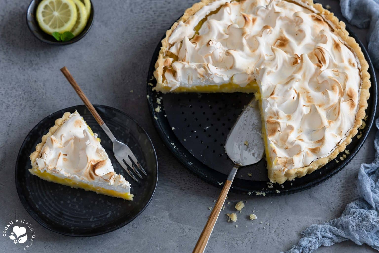 Zitronentarte mit Baiser - Lemon Meringue Tarte