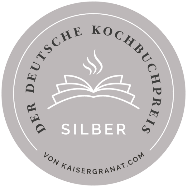 Silbermedaille vom Deutschen Kochbuchpreis.