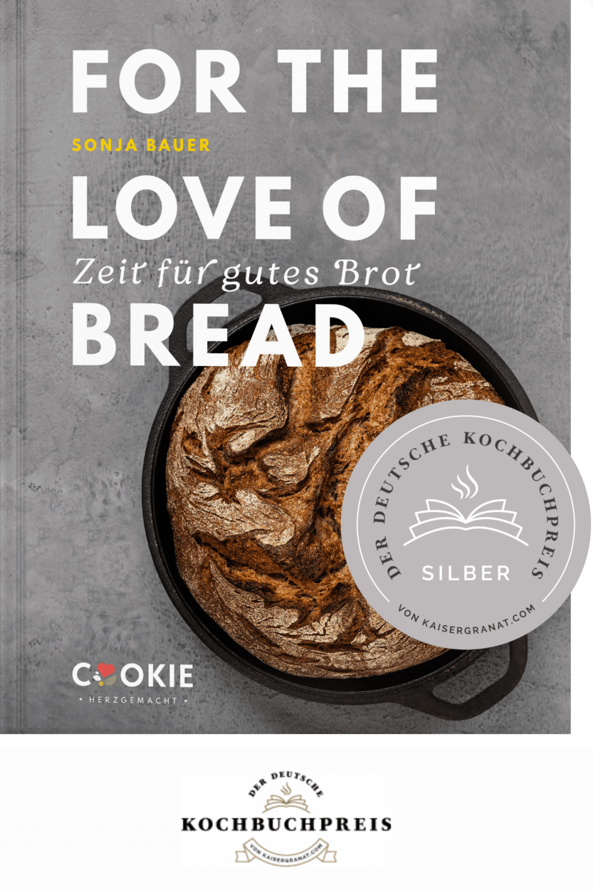 Silbermedaille für das Brotbackbch For the love of bread beim Deuschten Kochbuchpreis.