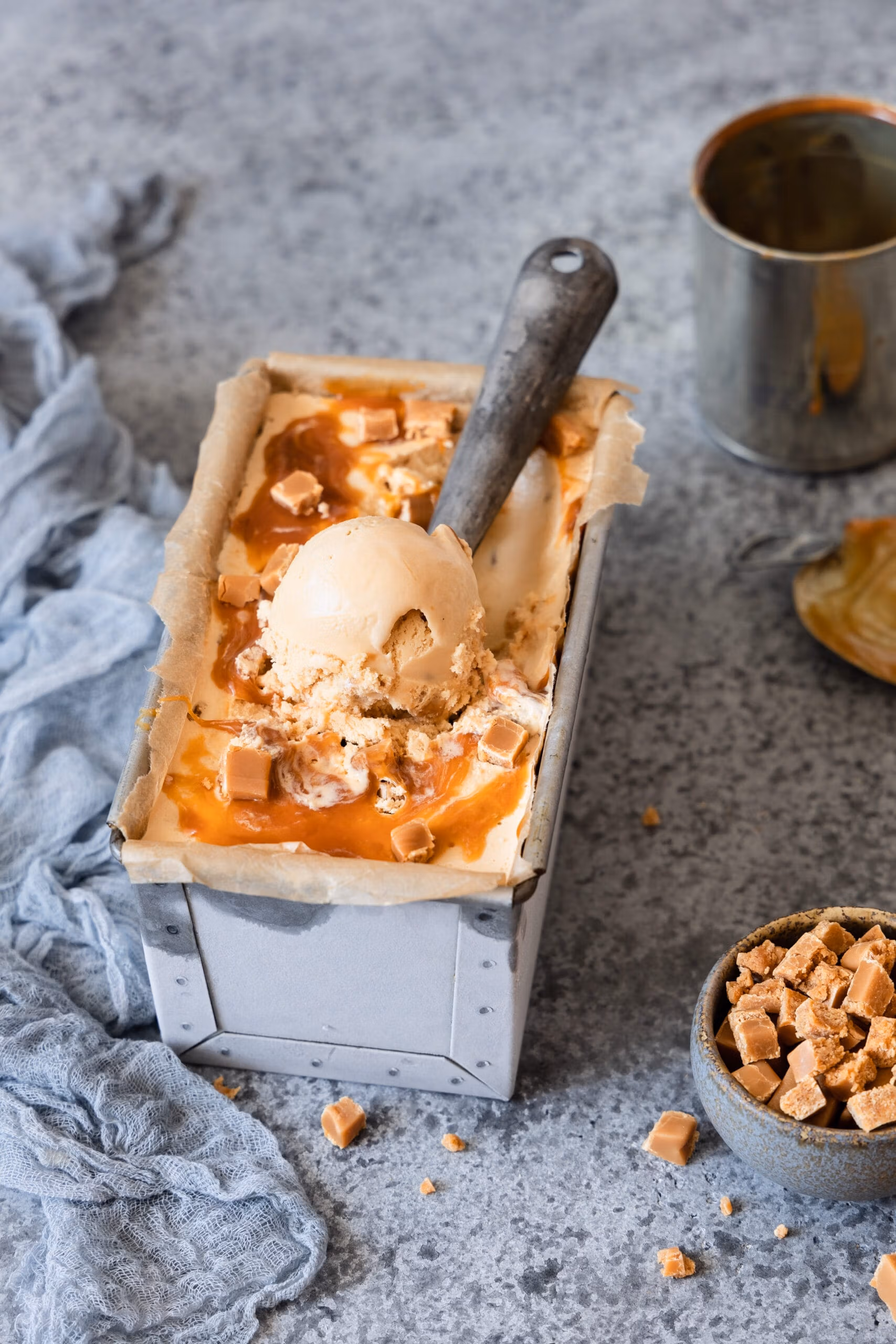 Das beste Karamell-Eis & Salzkaramell-Eis