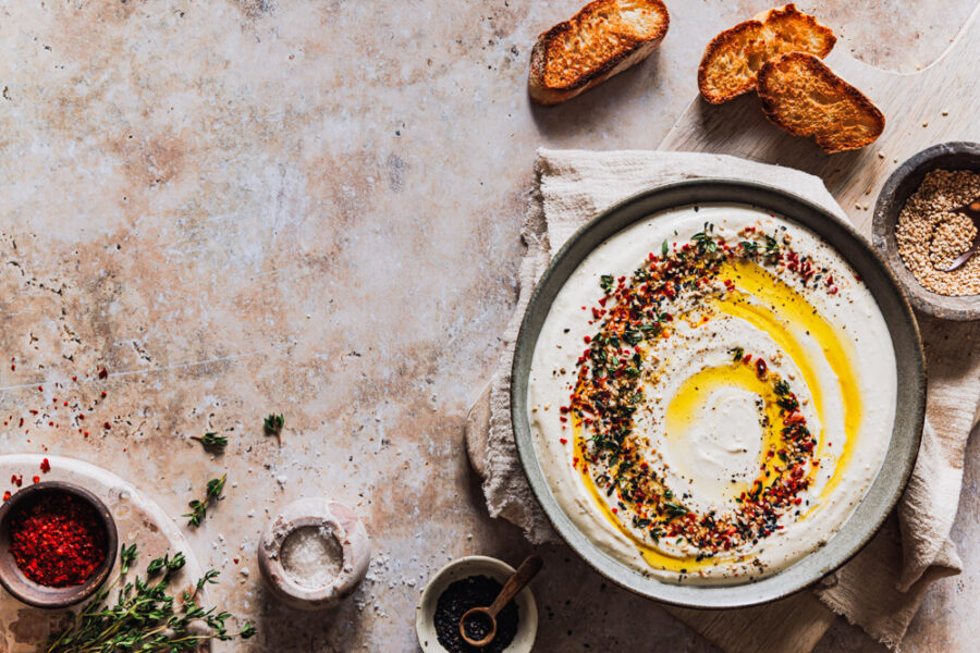 Feta-Dip mit Joghurt und Frischkäse • Cookie und Co