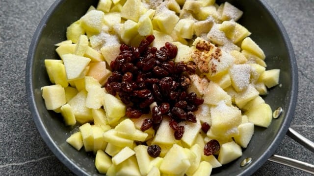 Apfelfüllung für Apfeltaschen.