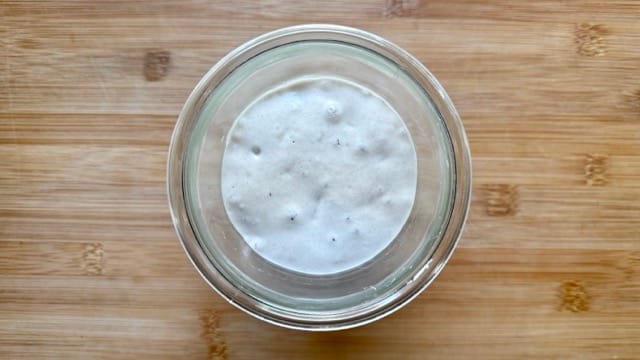 Sauerteig für Focaccia.