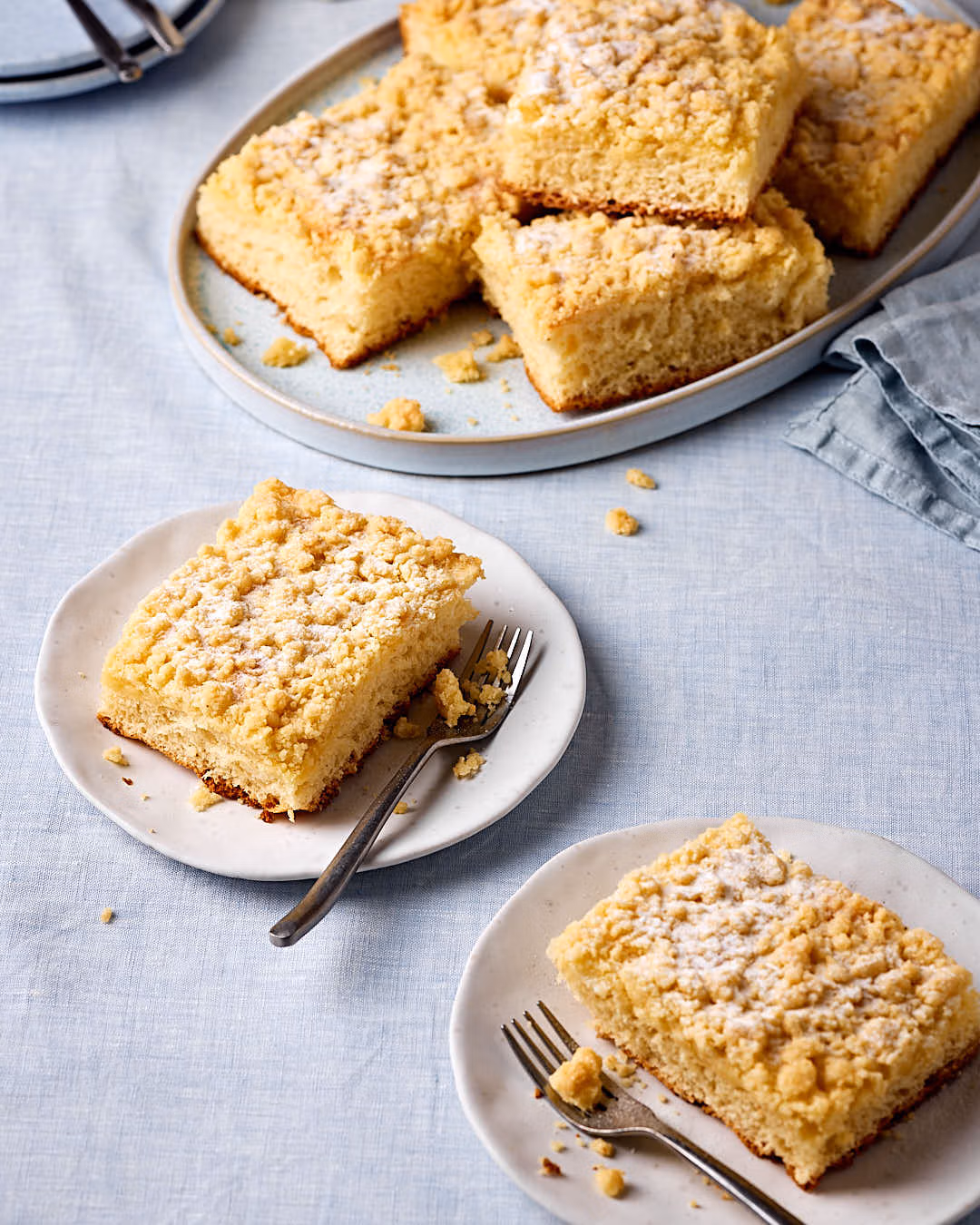 Streuselkuchen vom Blech – Omas einfaches Rezept mit Hefe