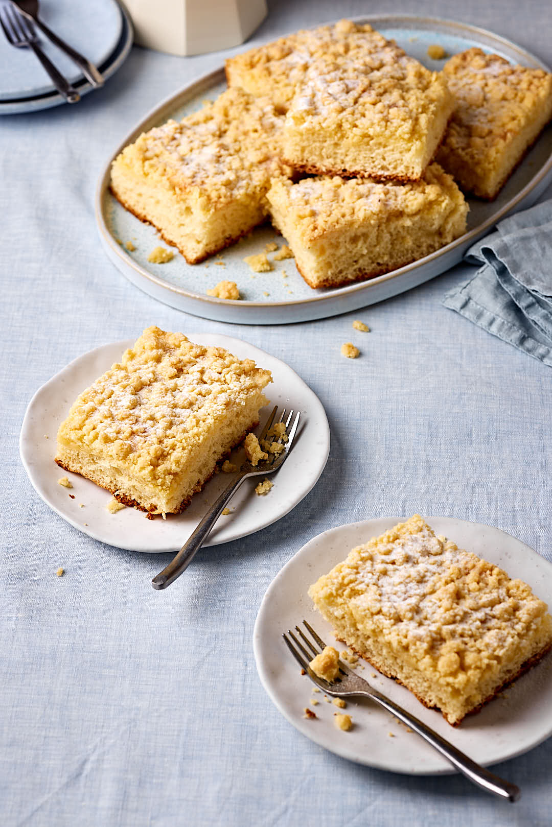 Streuselkuchen vom Blech – Omas einfaches Rezept mit Hefe