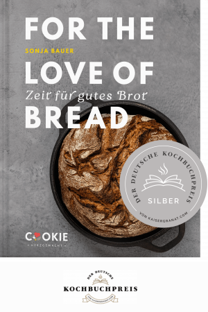 Silbermedaille für das Brotbackbch For the love of bread beim Deuschten Kochbuchpreis.